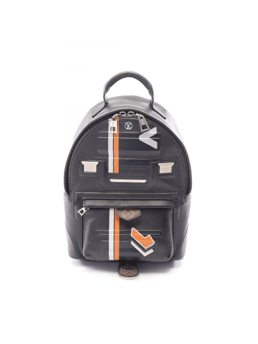 Louis Vuitton Backpack Palm Springs PM Noir Leather Space Plus Ring